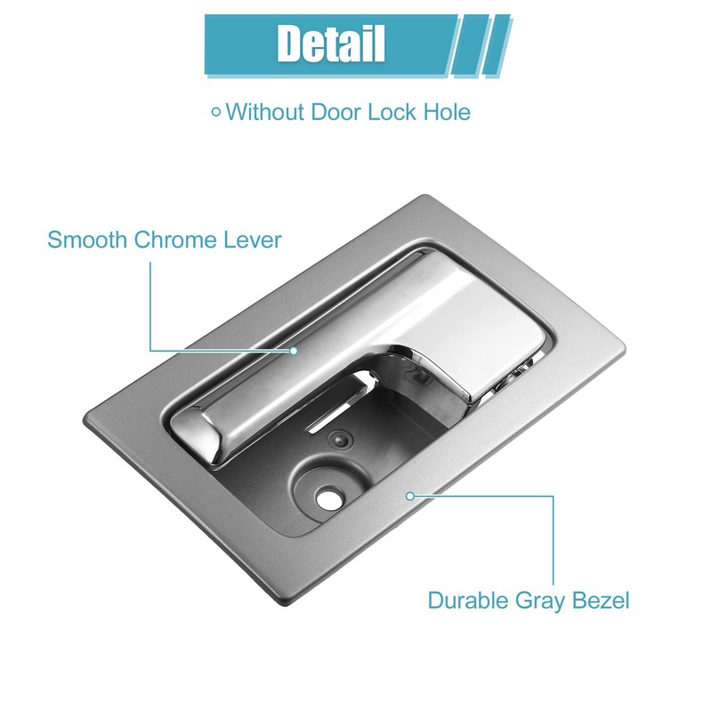 X AUTOHAUX Interior Door Handle Front or Rear Left Driver