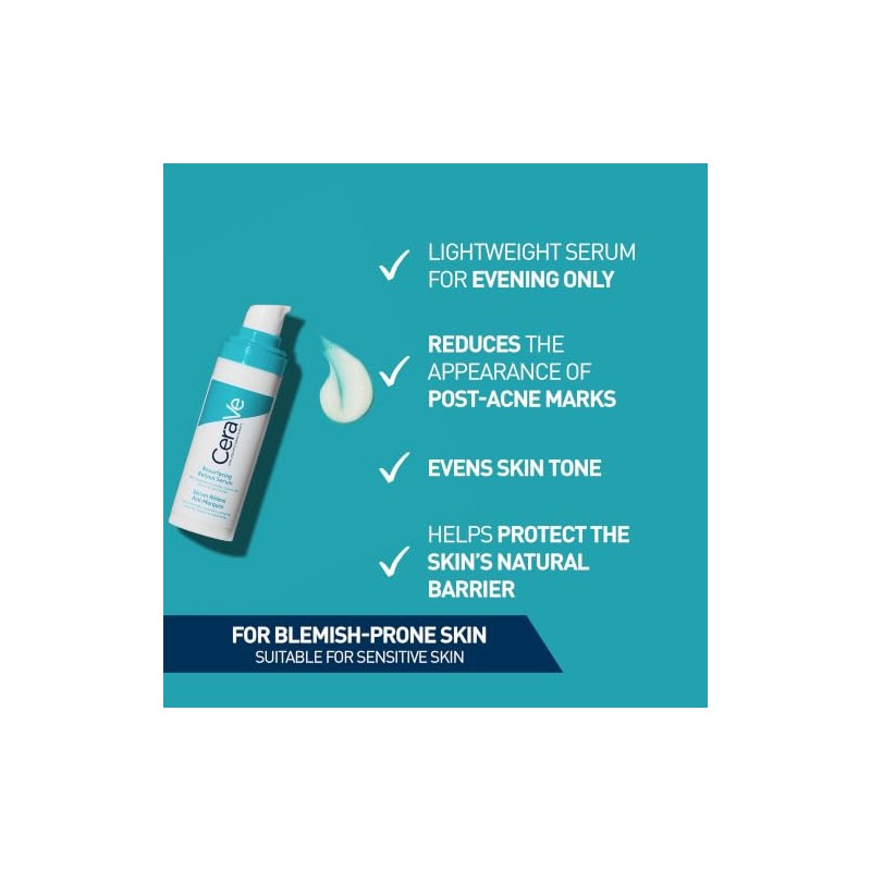 CeraVe Resurfacing Retinol Face Serum for Blemish-Prone Skin, 30ml