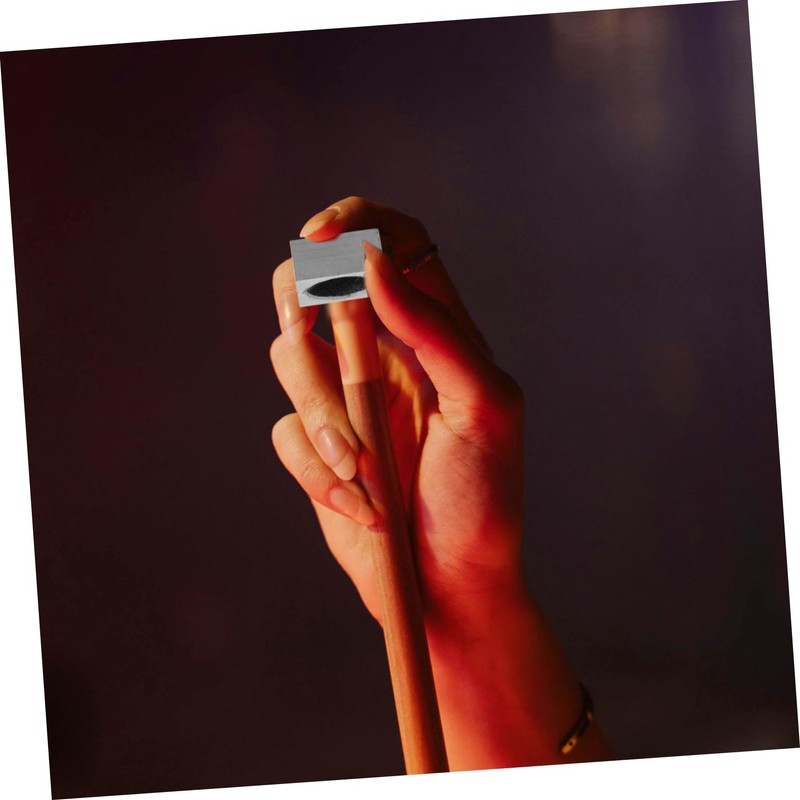 BESPORTBLE Cue Tip Grooming Tool Aluminum Square Cue Playability Pool