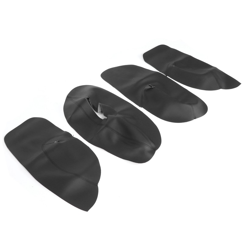 Car Door Armrest Cover Microfiber Leather Trim Sticker Fit for