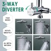 V-Frankness 13-Inch Shower Heads with Multi-Function Handheld Sprayer Combo, 3-Way