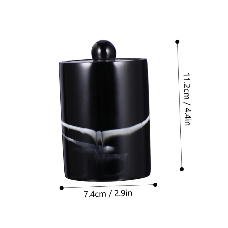 Ciieeo Toothpick Box Cotton Swabs Holder Portable Case Dispenser for