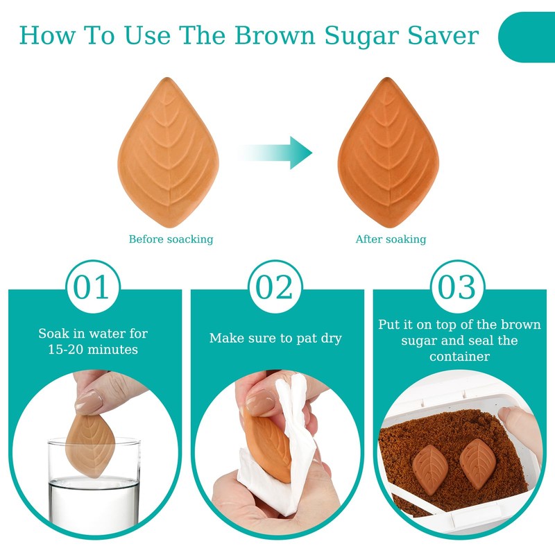 PEDFKLTU Brown Sugar Container Airtight, 1.3Qt(42Oz/1.2L) Brown Sugar Keeper Storage