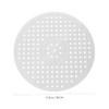LIFKOME 2pcs Sink Draining Mat Set Round Kitchen Sink Protector