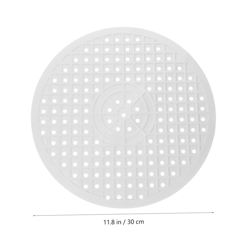 LIFKOME 2pcs Sink Draining Mat Set Round Kitchen Sink Protector