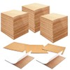 150 Pcs self Adhesive Cork Coasters Bulk,4"x 4" Coaster Bottoms