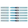 Pilot V5 Hi-Tecpoint Liquid Ink Fine Turquoise Paste (Pack of