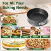 FLEEODAN Springform Pan Set of 3 (7"/9"/11") - Non-Stick Cheesecake