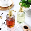 TIWPAJS Glass Coffee Syrup Dispenser 13.5oz, Syrup Bottles with Luxurious