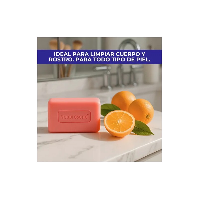 Jabón en Barra Neoprosona Vitamina C y Alfa Arbutina para