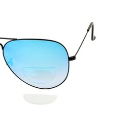 TRIFUTORO High Magnification Power Stick On Bifocal Lenses Reader Adhesive Sticker Reading Sunglasses Glasses Reusable (Clear, 4.5, multiplier_x)