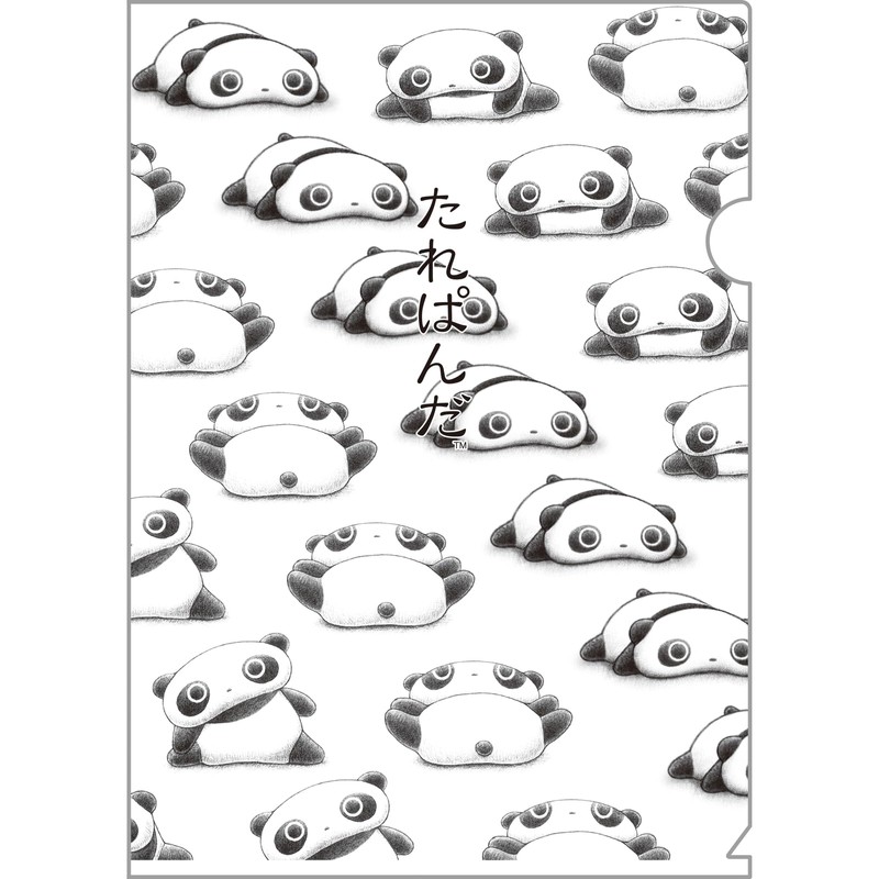 San-X FA13101 Clear Holder Set, Sauce Panda, H12.2 x W