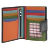 Samantha Look Genuine Leather Women's Wallet, Foldable Wallet with 14