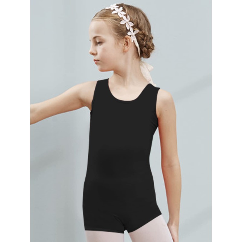ACOCOPY Girls Leotards for Gymnastics Sparkly Biketards Unitard with Shorts