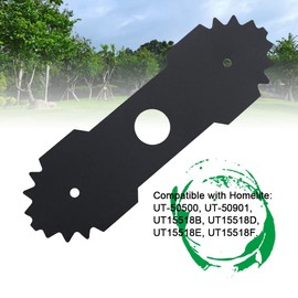 AMTHKNO 2-Pcs 9 inch Heavy-Duty Edger Blade for Ryobi Edger RY13050 RY13050A RY15518 RY40030 P2300, Replaces 638006008 638006007, 1" Center Hole - Quenched Steel