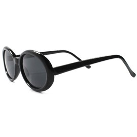 Classic Vintage Retro 80s Fashion Stylish Round Oval Sunglasses
