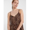 PIECES Women's Pcnya Slip Playsuit Bf BC Jumpsuit, Black/Aop:Leo.