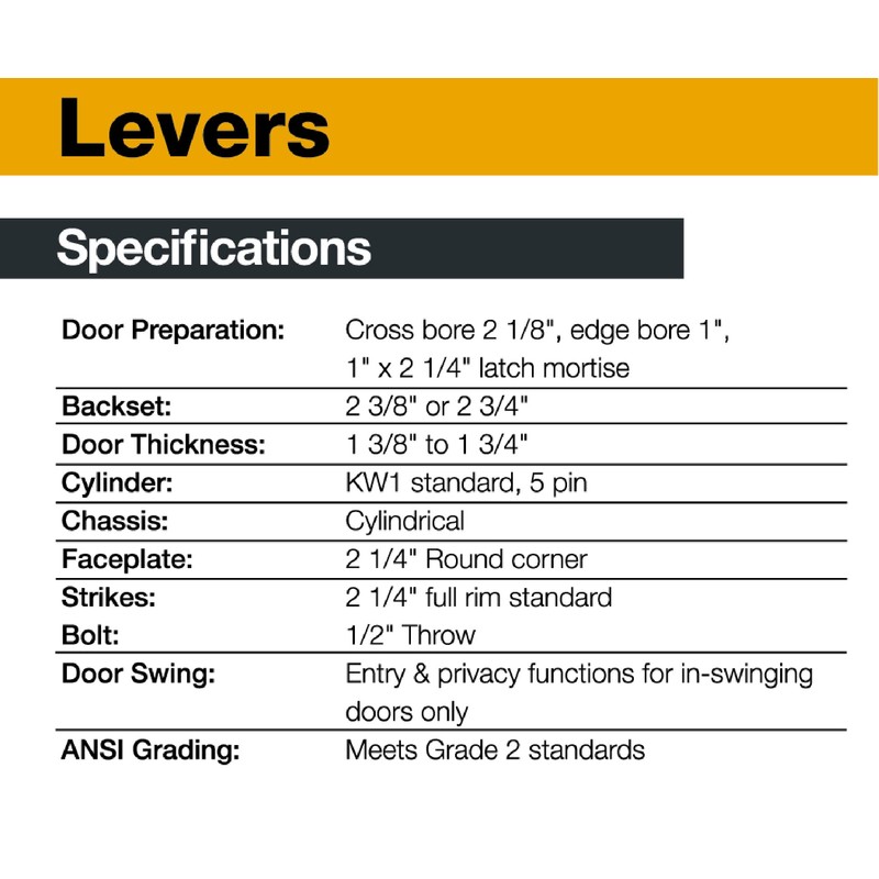 BRINKS - Harper Keyed Lock Front Entry Door Lever, Satin