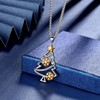 Christmas Necklace for Women Christmas Tree Santa Claus Snowman Snowflake