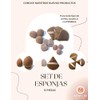 Esponjas de maquillaje 12 piezas (Negro)