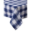 Seersucker Check Tablecloth Traditional Picnic Dining Kitchen Table Linen 70"