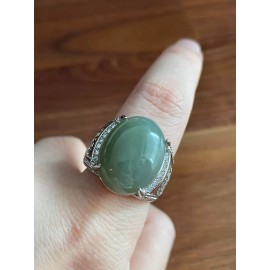 Unbranded 100% Untreated Genuine Nephrite Jade Jadeite Ring