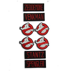 Ghostbusters costume accurate name and logo patch set by ONEKOOL