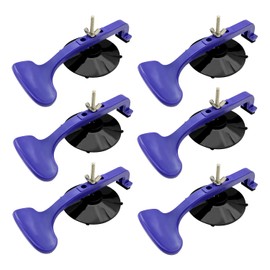 ZKTOOL 6PC Suction Cup Clamp Set, Class Clamps Kit for Car Convertible Glass Windshield Top Repair Gluing,Convertible Window Glass Repair Clamp,Convertible Top Suction Cup Clamps，With Sponge Pad