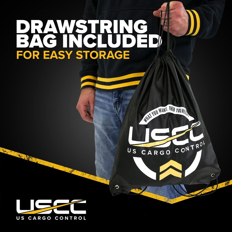 US Cargo Control Motorcycle Combo Strap Kit, Includes 6 Tie