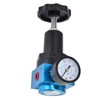 Air Pressure Regulator Miniature Pneumatic Reducing Valve Regulating Control GaugeQTYH‑08