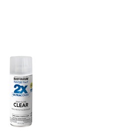 Rust-Oleum 249859-6PK Painter's Touch 2X Ultra Cover Spray Paint, 12 oz, Semi-Gloss Clear, 6 Pack