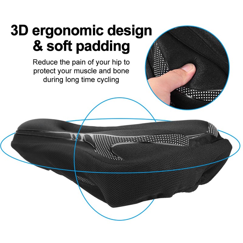 Ultralight 3D Mountain Bicycle Road Bike Breathable Thikck Soft Seat