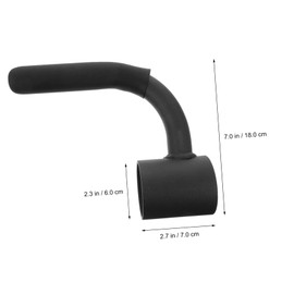 VICASKY Deadlift Barbell Bar Single Handed Fitness Equipment for Back Muscle Training Lightweight Portable Barbell Attachment for Strength Training and Home Gym