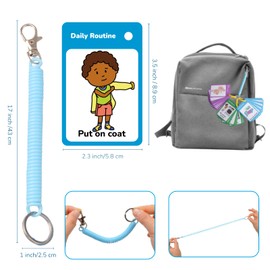 CHEFAN 110 PCS Autism Communication Cards for Speech Delay, Special Needs Visual Aid Language Learning Cue Cards Special Ed Feelings Emotions Flash Cards for Autism Communication