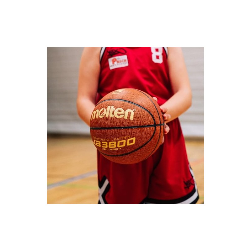 Molten BC3800 Basketball, Orange, 5