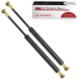 Lift Supports Depot Qty (2) 10mm Steel Socket End Lift Supports 12.7 Inch Extended x 97lbs Shocks Struts