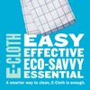 E-Cloth Classic Check Tea Microfibre Dish Towel, Streak-Free and Absorbent