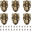 6 PCS Antique Bronze Box Buckle Lock,Toggle Catch Latch Clasp