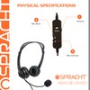 Spracht ZUM3500 Stereo 3.5mm and USB Dual Ear Universal Headset