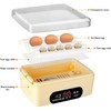 Chicken Egg Incubator, Automatic Egg Hatching Incubator,4-6 Mini Eggs Poultry