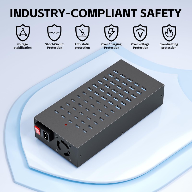 400W USB Charging Station, 60 Port USB Charging Station for