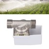G1/2 Water Inlet Solenoid Valve Anti Backflow Removable Filter Screen
