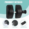 Moosyne Black Magnetic Gate Latches, Fences Side Pull, Magnetic Latch