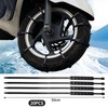 Pack of 20 Tyre Chains, Plastic Snow Chains, Durable Snow