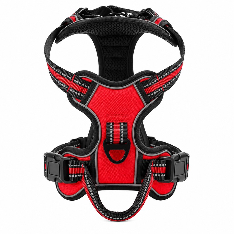 Adjustable Reflective Dog Harness for Daily Walks – Soft Breathable