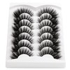 Lashes 20mm Fluffy False Eyelashes Thick Volume Dramatic Cat Eye