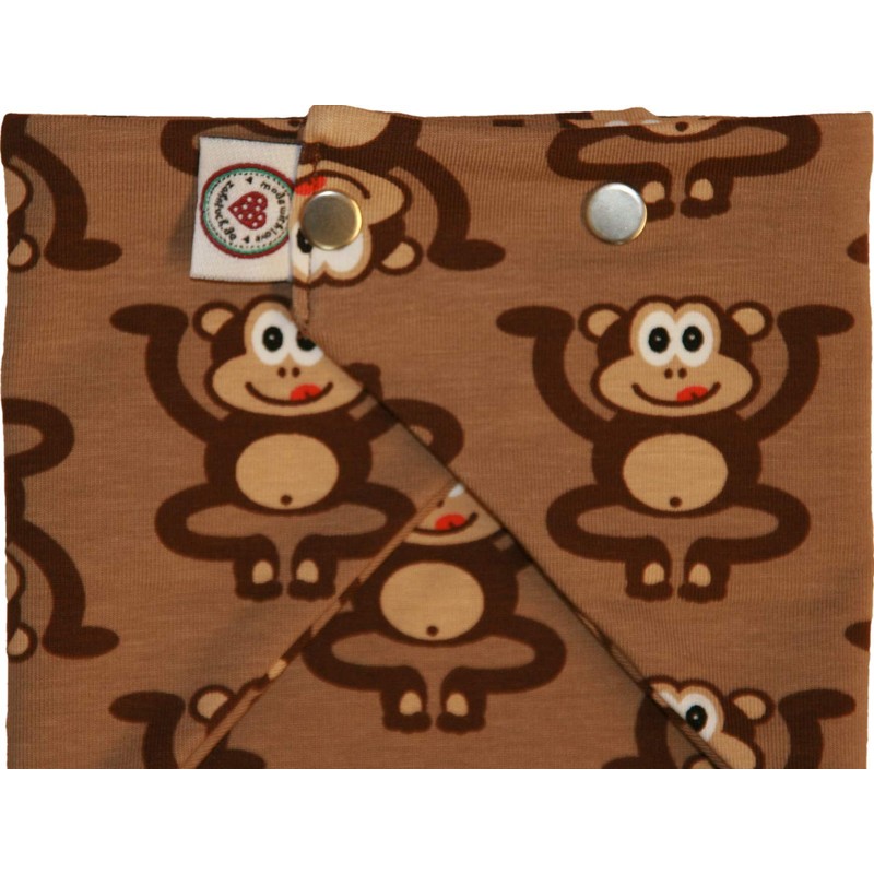 Zahntuch Monkey Brown Waterproof Neckerchief