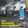 DMEPUGI Headlight Bulbs Fit For Ford Taurus 1992-2007, 9007 High