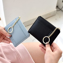 YUAWIN Redis Thin Pass Case with Coin Purse, Coin Case, Key Chain, Card Holder, Slim Ladies, Card Case, Commuter Holder, Thin Coin Case, Credit Card Holder, Slim Ladies, Pass Case, Card Case, Commuter