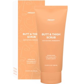 PROOT- Gel exfoliante para glúteos | Exfoliante corporal para glúteos para acné, pelos encarnados, zona del bikini y protuberancias producidas por afeitado | Exfoliat